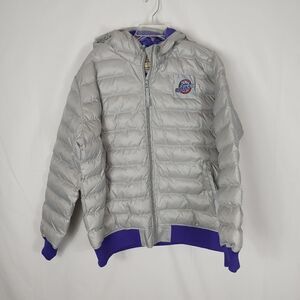 Mitchell & Ness Utah Jazz NBA Gray Puffer Jacket H